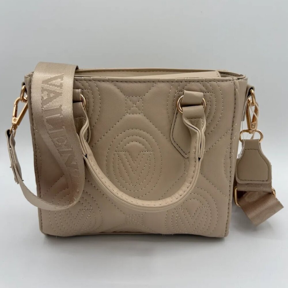 Valentino Orlandi Mini Light Taupe Tote #0017 - Picture 3 of 3